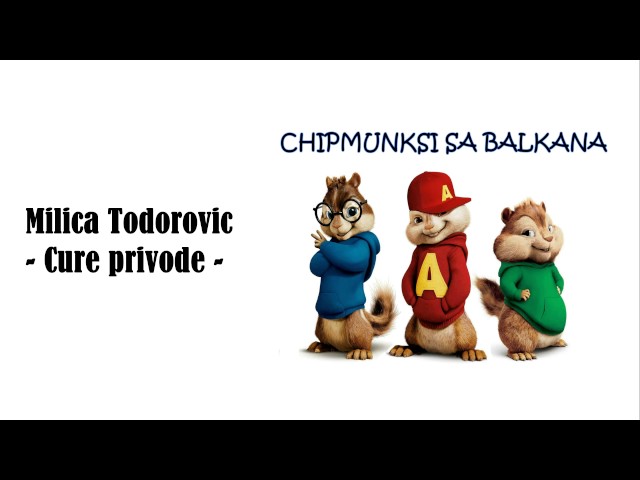Milica Todorovic - Cure privode - Chipmunks Verzija + Lyrics ( Text )