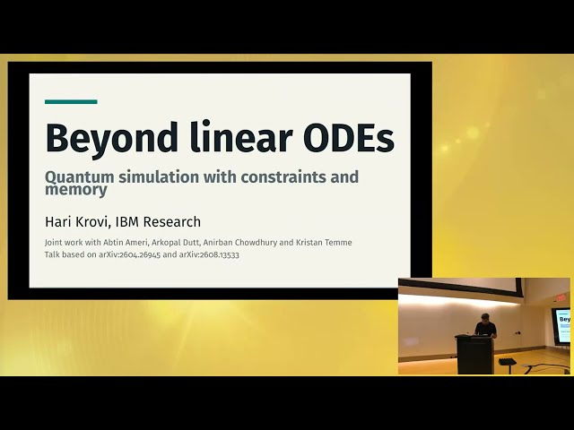 Quantum algorithms beyond linear differential equations – Keynote Talk