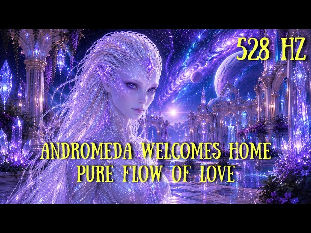 Andromeda welcomes home 💜 Pure flow of love 528 Hz