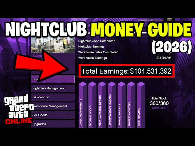 How to Make MILLIONS with The Nightclub in GTA Online! (2026) Best Nightclub Guide GTA 5