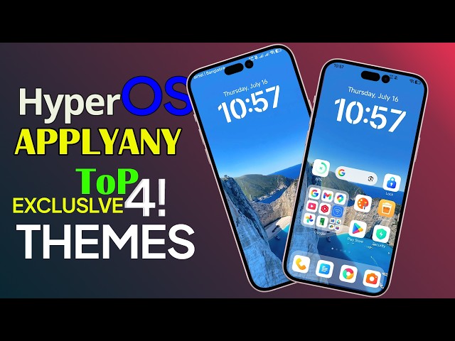 China Custom Themes Hyperos With Beautiful iCon Pack for (Xiaomi Global)