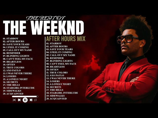 The Weeknd Greatest Hits 2026 🌙 Best Songs Playlist | Starboy, Blinding Lights, The Hills