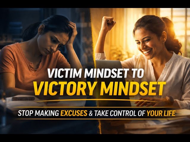 Victim Mindset to Victory Mindset | Stop Making Excuses & Take Control of Your Life