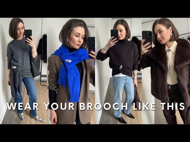 10 WAYS TO STYLE A BROOCH