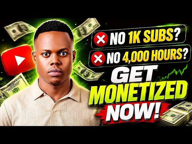 Monetization Is Now FREE! Get Paid Without 1,000 Subscribers or 4,000 Watch Hours