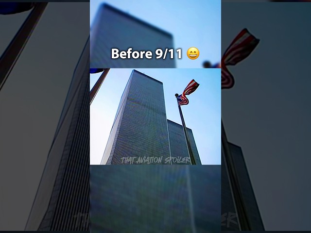 9/11 before and then after #aviation #avgeek #thataviationspoiler #911 #sad #twintowers #terrorist
