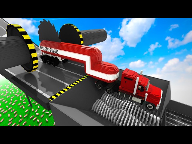 Cars Passing Through the Barrier End Up in the Shredder Factory | Teardown