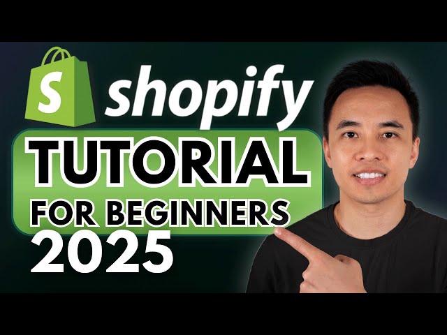Shopify Tutorial for Beginners | Full Website Setup & Design (2025)