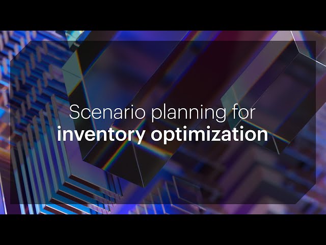 Scenario planning for inventory optimization