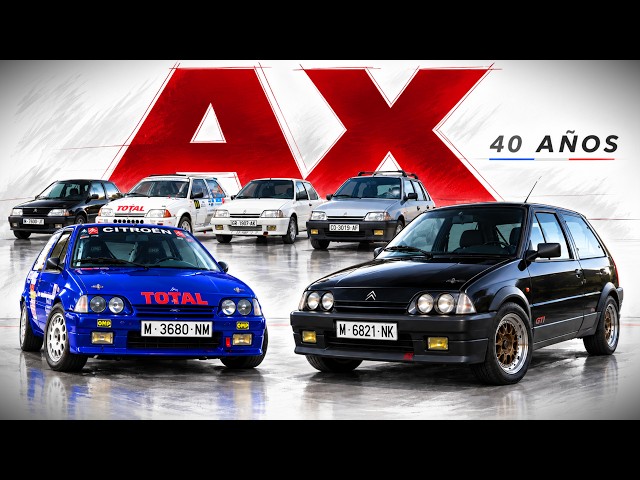 CITROËN AX: 40 YEARS OF HISTORY IN 6 CARS