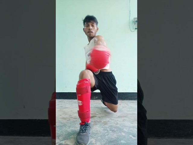 Karate fight training at home #karate #training #athome #shorts