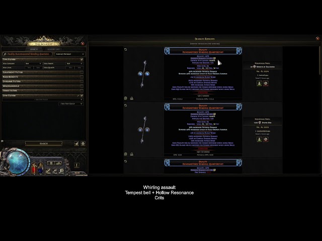 Martial Artist Whirling Assault + bells - Poe 2 0.5 patch