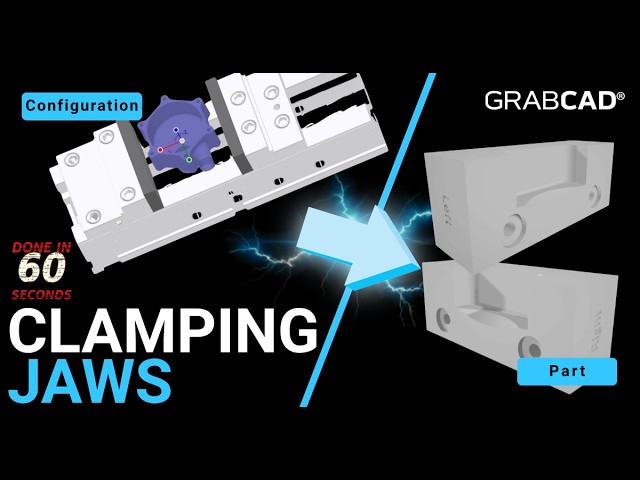 Clamping Jaws in 60 Seconds | GrabCAD Additive App Suite