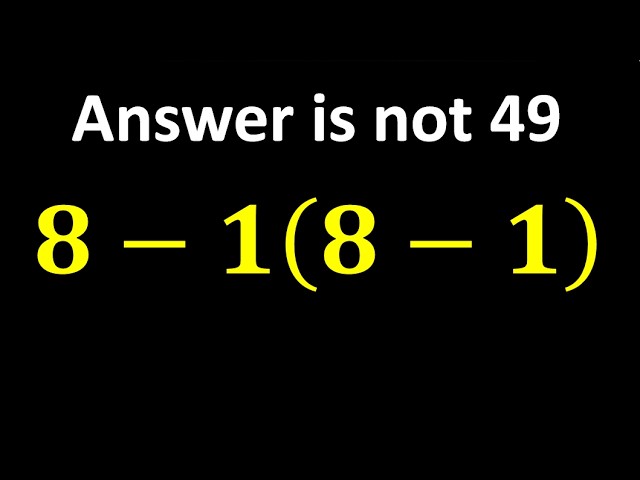 Only Geniuses Solve This Fast | PEMDAS Challenge