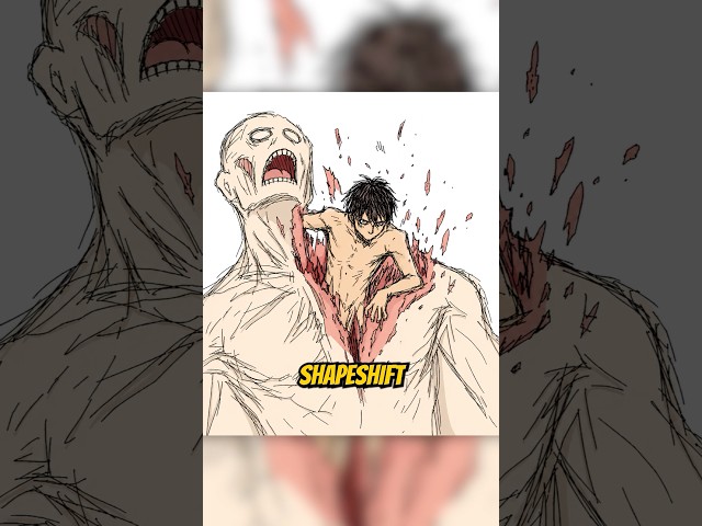 Pure Titans could shapeshift in original AOT?