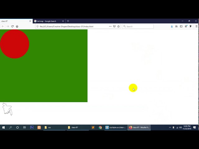 Class-7 | CSS position | relative absolute fixed |  Web Design Bangla Tutorial
