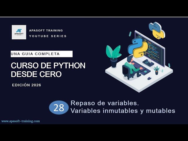 28-Python Course from Scratch- Variable references. Mutable and immutable types
