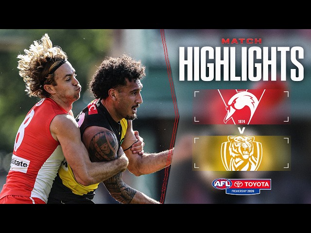 Sydney Swans v Richmond Tigers Highlights | Round 12, 2026 | AFL