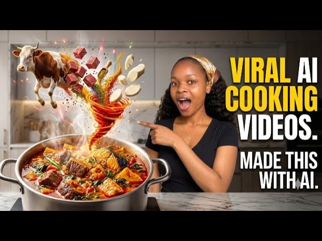 I Created the Craziest AI Cooking Video Ever 🤯🍲  #howto #tutorial #ai #youtubeshorts #viral