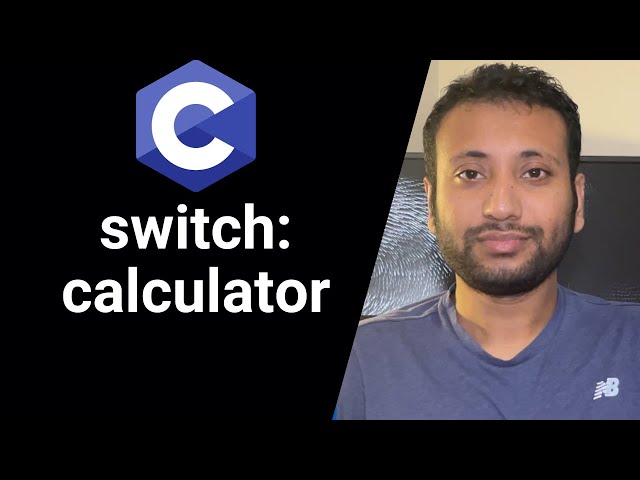 C programming Bangla Tutorial 5.95 : switch | Calculator