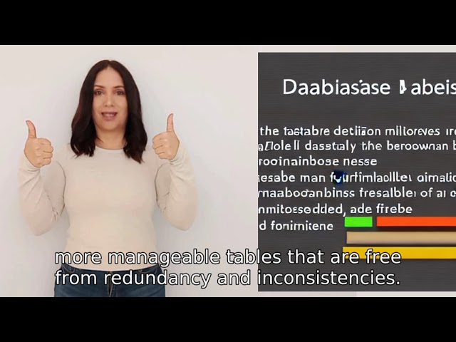 Tell me about database normalisation