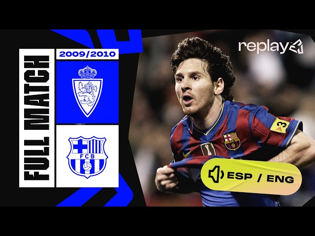 🔴 FULL MATCH | Real Zaragoza - FC Barcelona | LaLiga 2009/2010