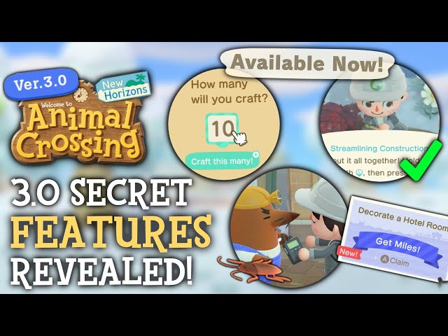 Secret NEW Features In 3.0 Update Revealed - Animal Crossing New Horizons