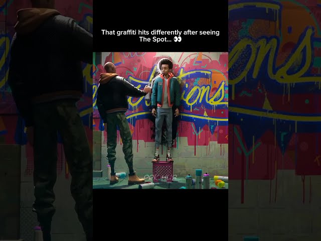 The Spot Was Hiding in Miles’ Graffiti 👀 | Spider-Verse #shorts