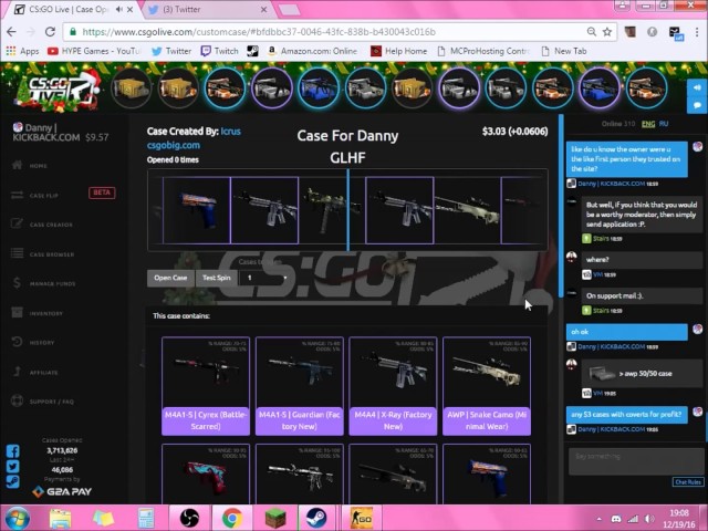 CsgoLive Case Opening! GREATEST PROFIT EVER! + KNIFE GIVEAWAY