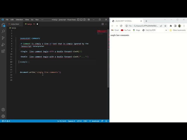 JavaScript Comments Explained — Stop Writing Confusing Code!