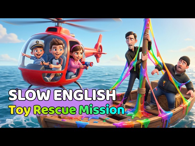 Toy Rescue Mission | Easy English Listening Practice for Beginners (A1 - A2 Level)