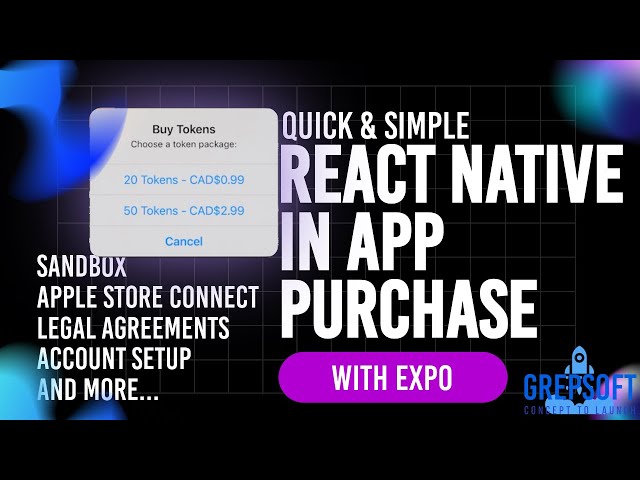 Quick & Easy React Native In app purchase
