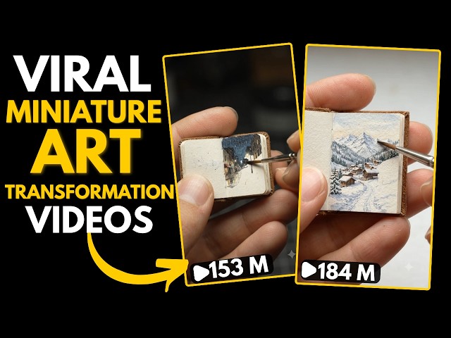 How to Create VIRAL AI Miniature Art Transformation Videos for FREE