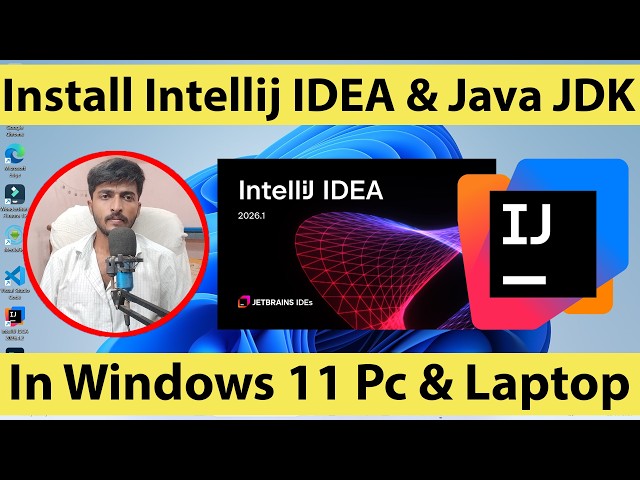 How to Download & Install Intellij IDEA With JAVA JDK in Windows 10/11 Computer & Laptop