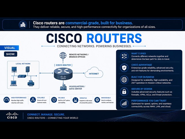Cisco Routers vs Switches — What's the Difference? | Networking Basics