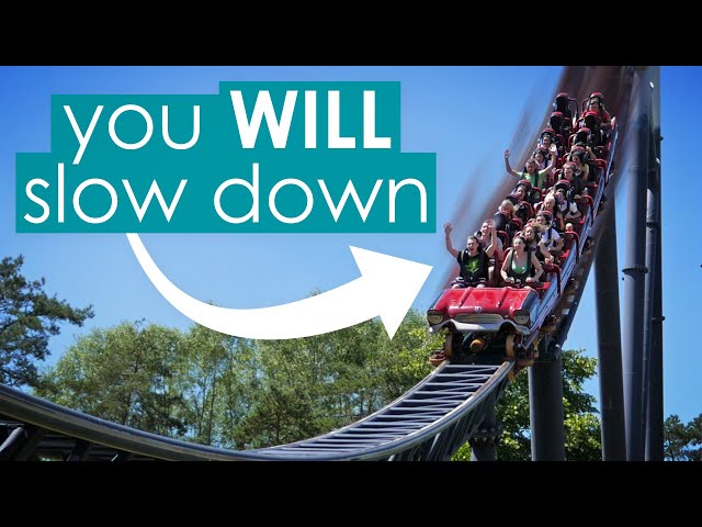 Roller coaster brakes NEVER fail