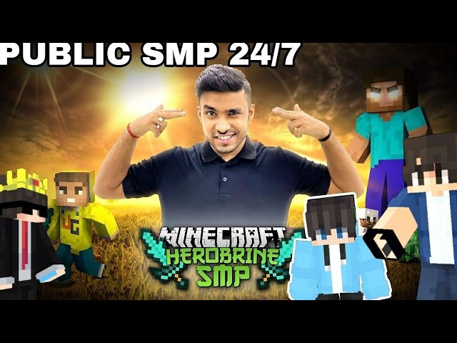 HEROBRINE SMP PUBLIC SERVER SESSION TOW JAVA AND PE ANYONE CAN JOIN