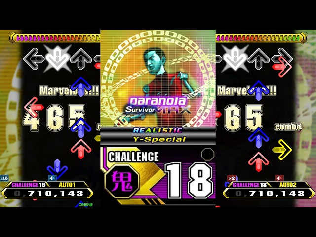 【EDIT】【EXT(R)】PARANOIA survivor MAX -REALISTIC- (Y-Special) [CSP 18]【Stepmania】