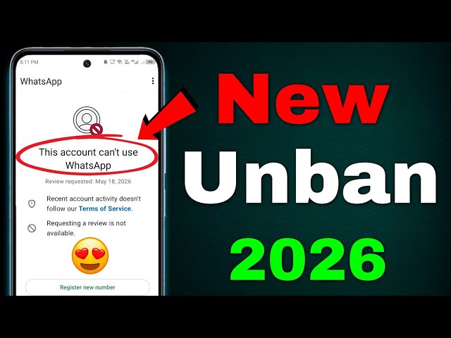 Whatsapp Ban Problem New 2026 ✅ || This account can't use Whatsapp New 2026