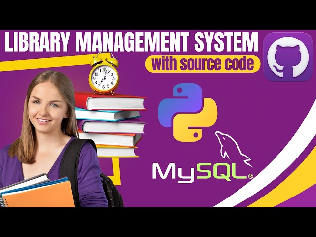 GUI Python Projects: Library Management Project tutorial with Tkinter and Mysql