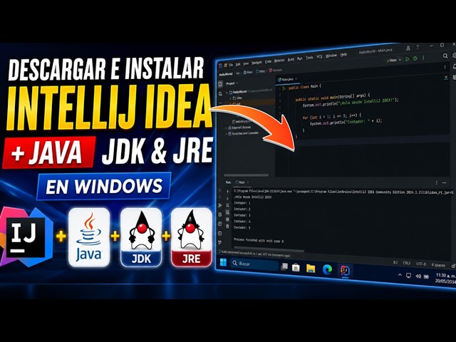 How to Download and Install IntelliJ IDEA, Java JDK and JRE on Windows ⚡ Complete Guide ✅ Easy ✅