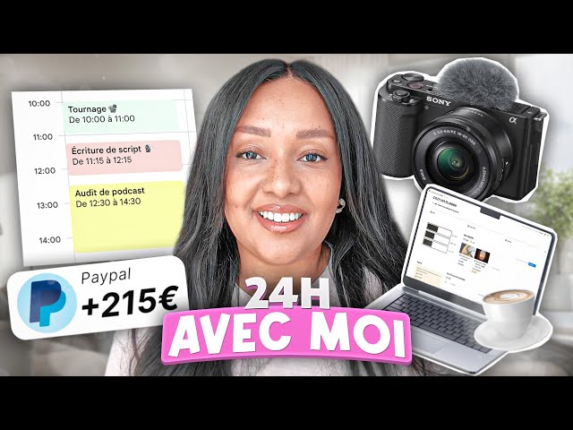 24 hours in my life as a (unknown) content creator – Organization, income & realities ✨