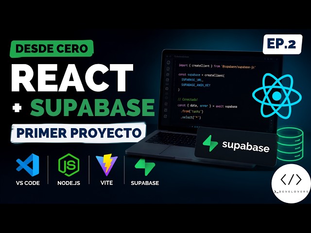 Crea tu Primera App con React + Supabase #2 | Construyendo el Login