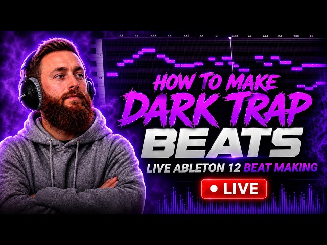 How to Make Dark Trap Beats In Ableton live 12 (Live Tutorial)