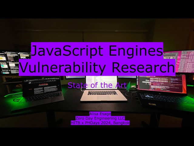 Javascript Engines Vulnerability Research: State of the Art