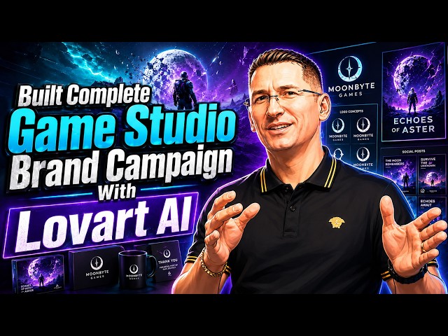 I Built a Complete Game Studio Brand Campaign With Lovart AI