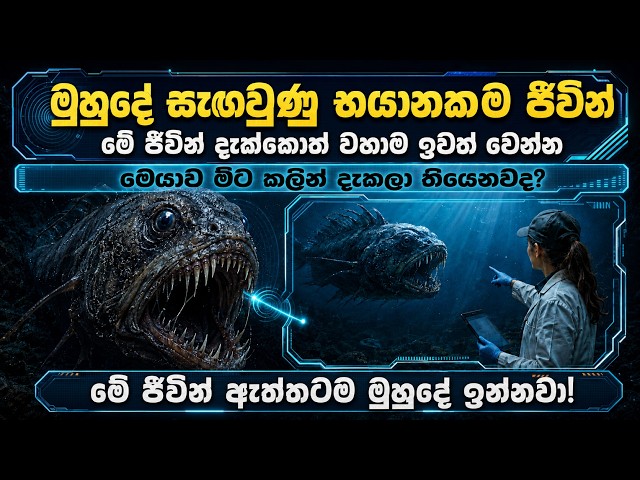 ගැඹුරු මුහුදේ සැඟවුණු භයානකම ජීවීන් – විද්‍යාඥයන් පවා පුදුම කළ අද්භූත සතුන්
