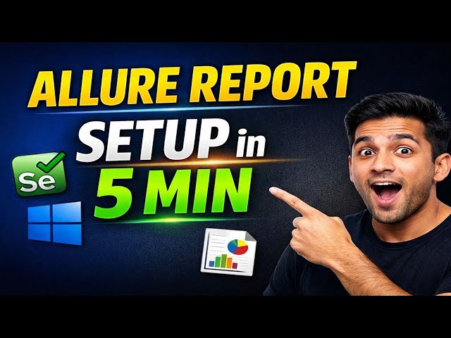How to Download & Install Allure Report on Windows | Selenium TestNG Maven(2025)|Selenium Automation