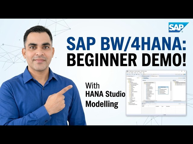 SAP BW/4HANA Beginner Practical Demo With HANA Studio/Eclipse Modelling Tools
