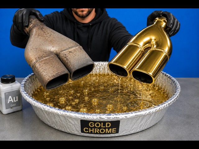 In India, I was taught how to apply mirror like chrome gold  You will thank me for the rest of your
